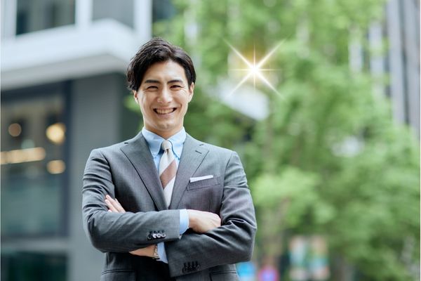 自信あふれるビジネスマン