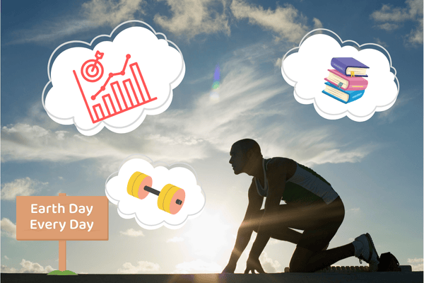 完璧なスタートを切ろうとする人